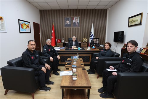 Valimiz Sayın Erol Ayyıldız, AFAD İl Müdürlüğümüzü ve Eğitim Merkezimizi Ziyaret Etti.