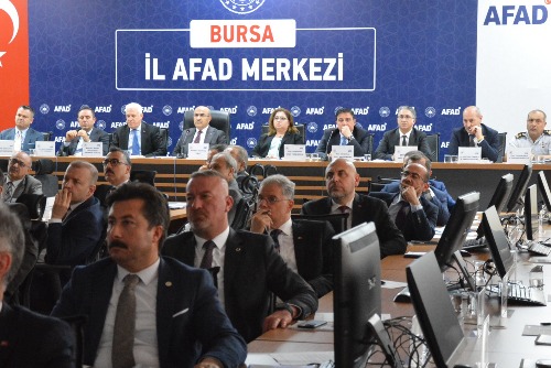Bursa Afet ve Acil Durum Koordinasyon Kurulu Toplantısı gerçekleştirildi.